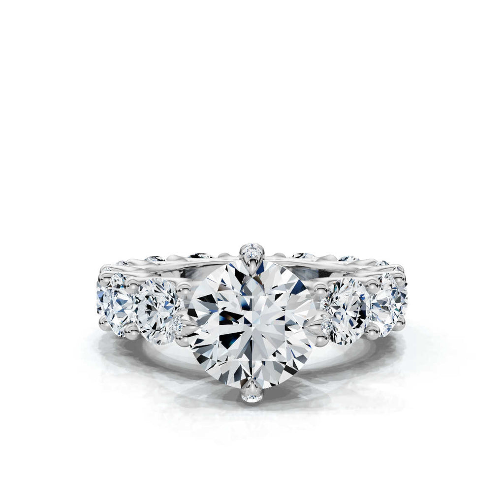 Solid Gold 6ct lab Grown Diamond Ring