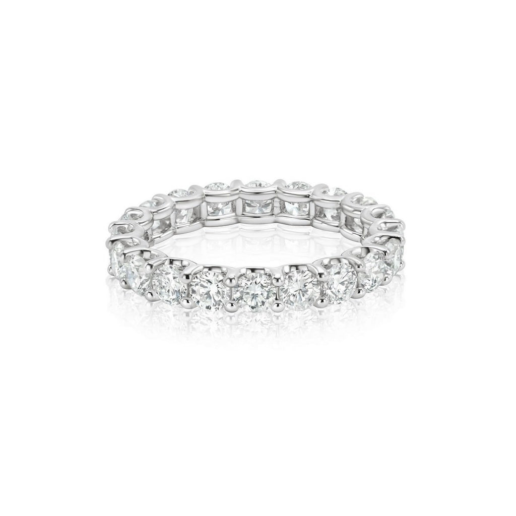 Solid Gold Lab-Created Diamond Eternity Band