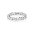 Solid Gold Lab-Created Diamond Eternity Band