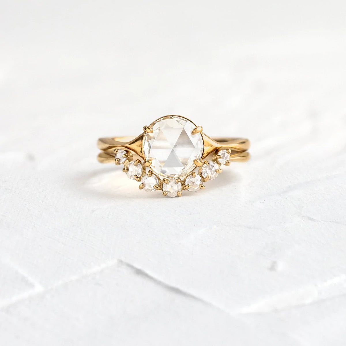Solid Gold Lab-Grown Corset Ring