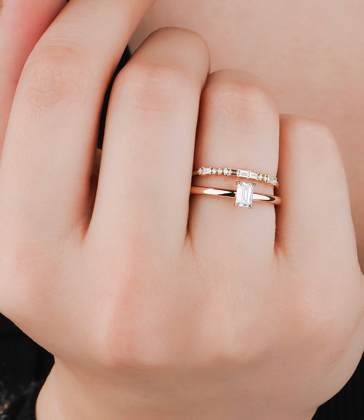 Solid Gold Morse Code Ring LOVE (412168)