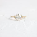 Solid Gold Lab-Grown Diamond Ring, 1.01ct. Oval Cut Diamond Ring