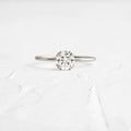 14K Solid Gold 0.7 CT Lab Grown Diamond Ring