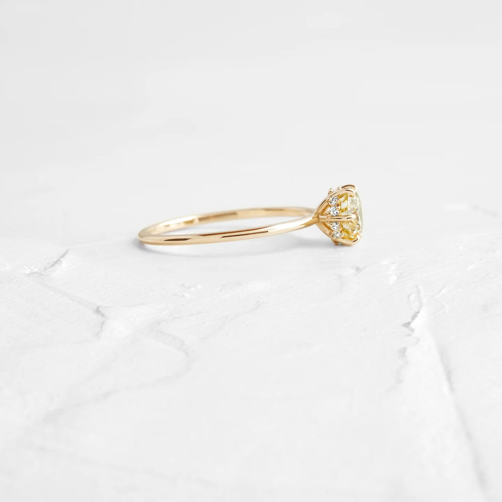 Solid Gold Diamond Touchpoints Ring