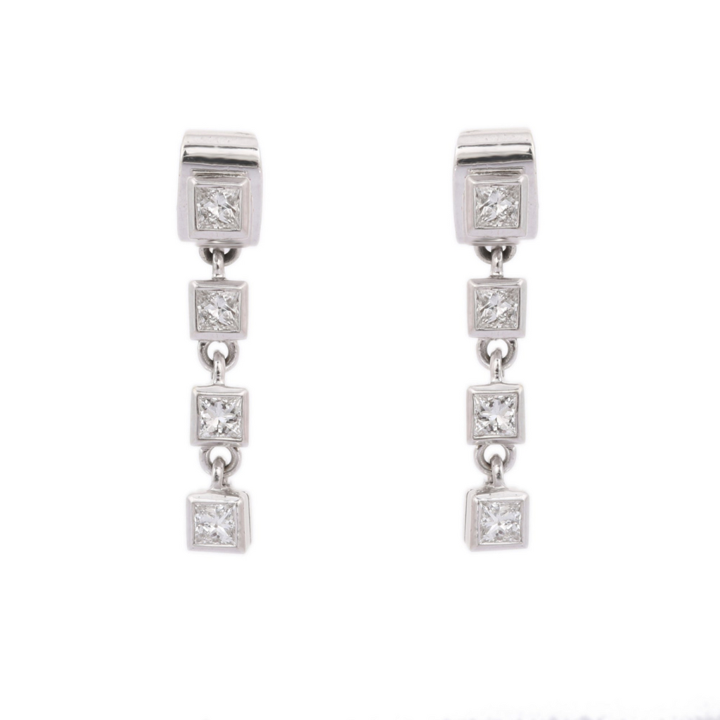 Solid Gold Dangle Earring