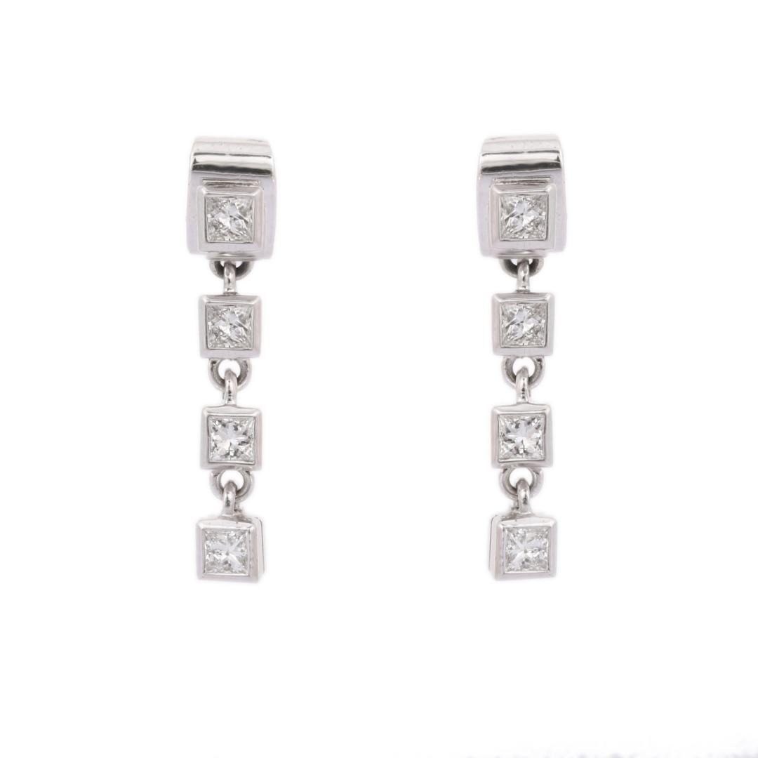 Solid Gold Dangle Earring