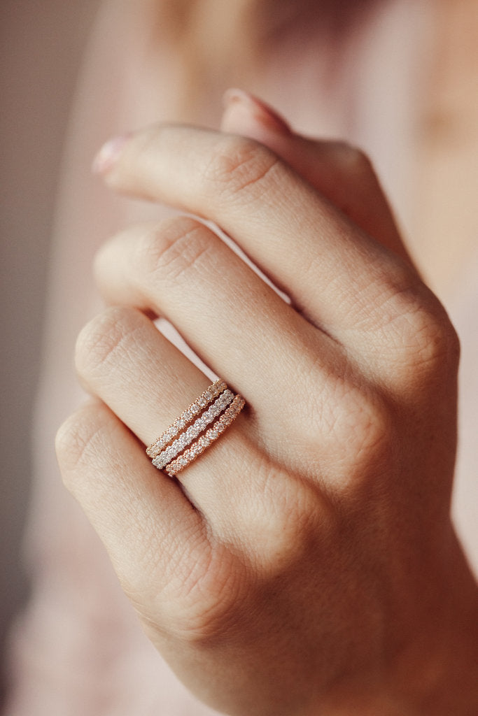 Solid Gold Full Eternity Band