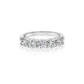 Solid Gold Lab-Created Diamond 5 Stone Anniversary Ring (45208B)