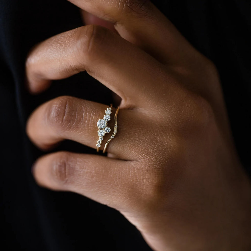 Solid Gold Lab-Grown Diamond Trellis in Giverny Ring