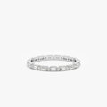 Solid Gold Diamond Dot Dash Eternity Ring
