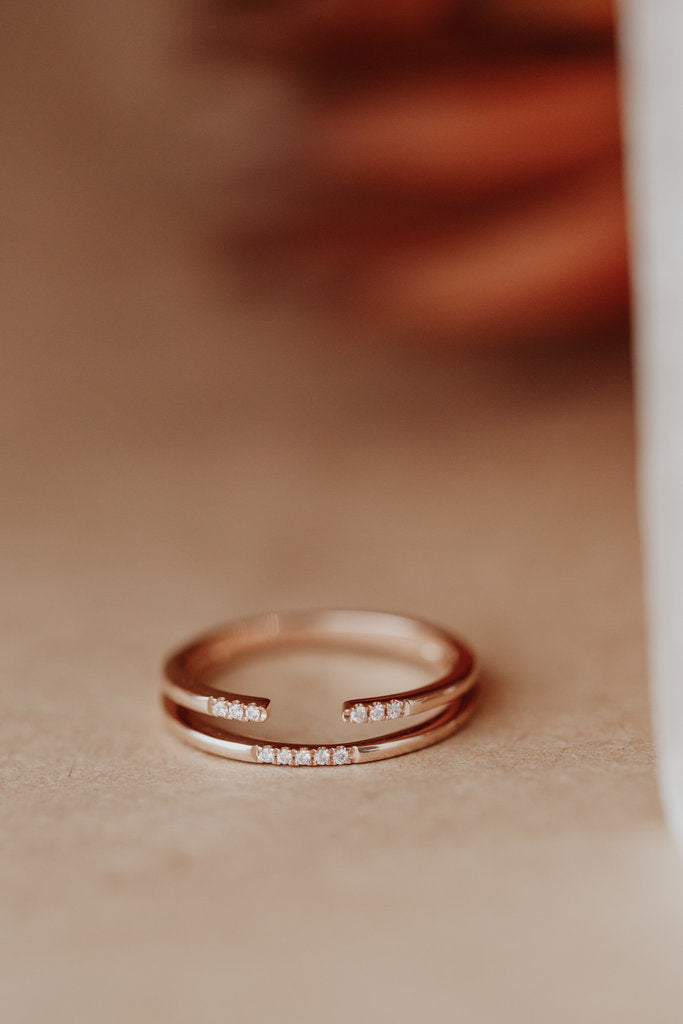 Solid Gold Stackable Band