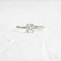 Solid Gold 0.71ct. Round Cut Lab-Grown Diamond Ring