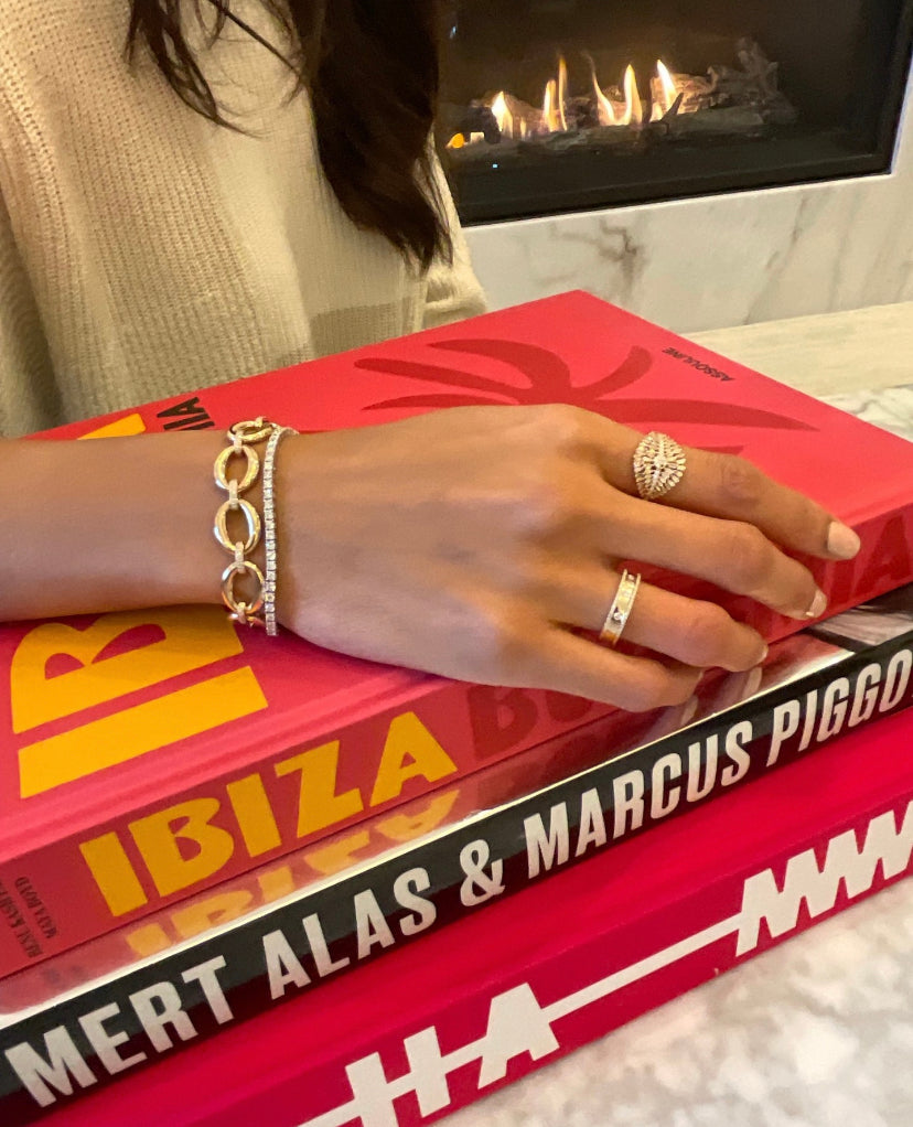 Solid Gold Issabella Diamond Tennis Bracelet
