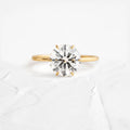 2ct Round Cut Moissanite Engagement Ring, photo 1