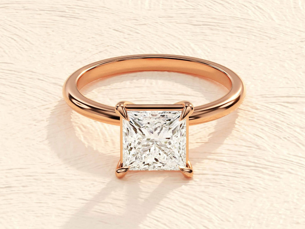 Cushion Cut Engagement Ring 4ct Lab-Grown Diamond – 1.50mm Band, photo 1