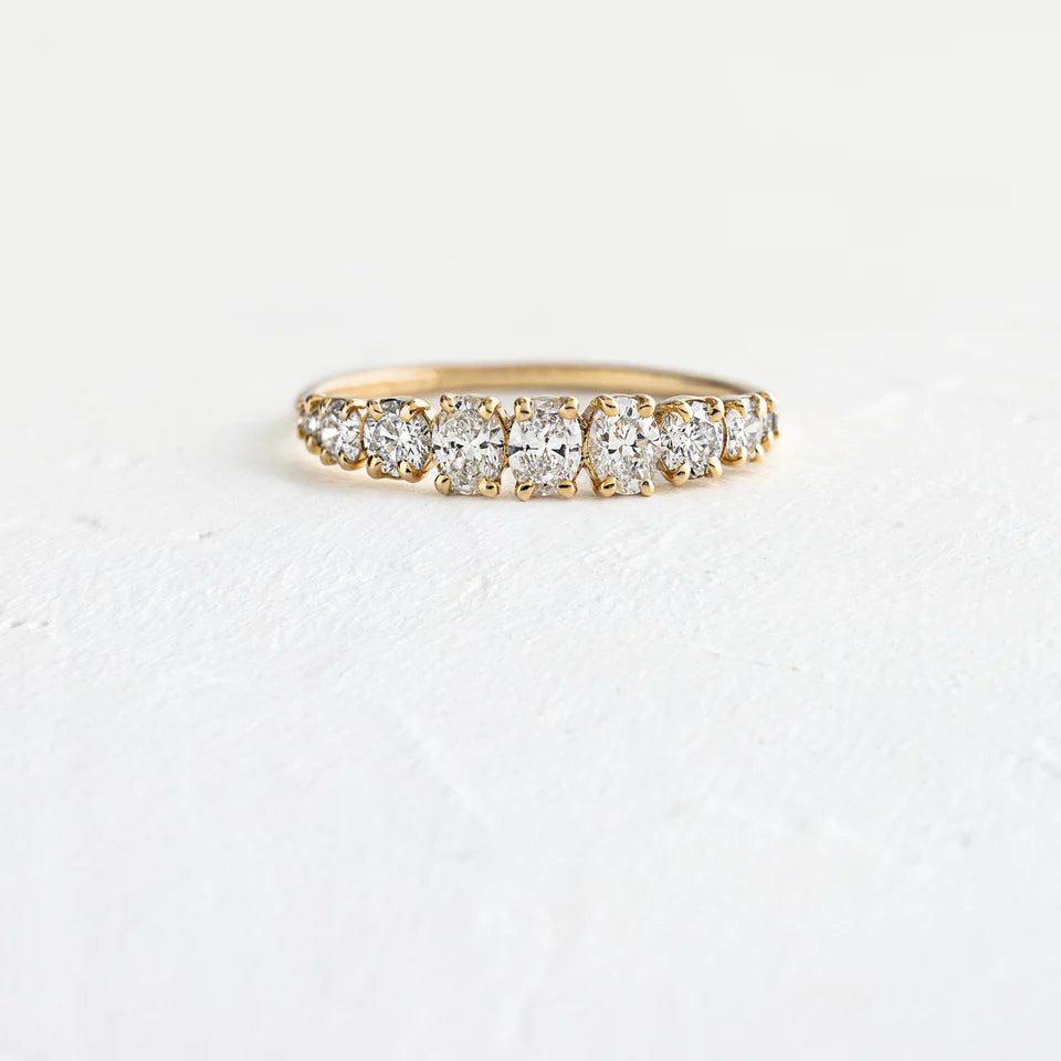 Solid Gold Lab-Grown Diamond Perspective Band