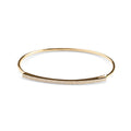 Solid Gold Diamond Double Bar Latch Bracelet