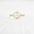 Solid Gold 1.87ct. Lab-grown Rose Cut Diamond Ring