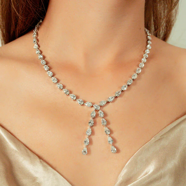 Solid Gold Lab Grown Diamond Necklace