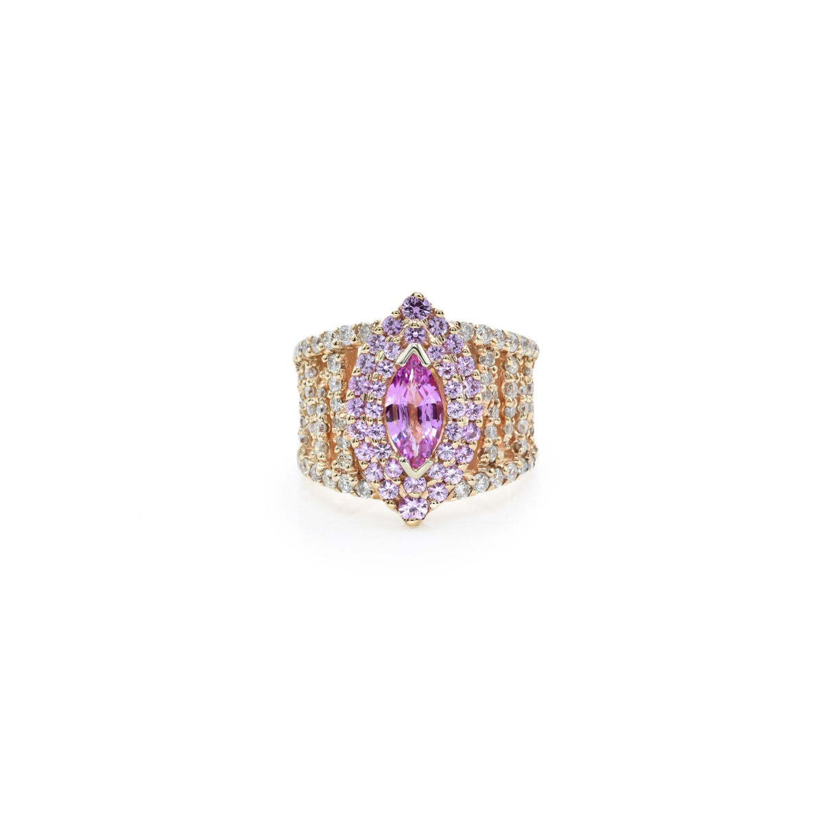 18K Solid Gold 1.35 CT Lab Grown Diamond Ring