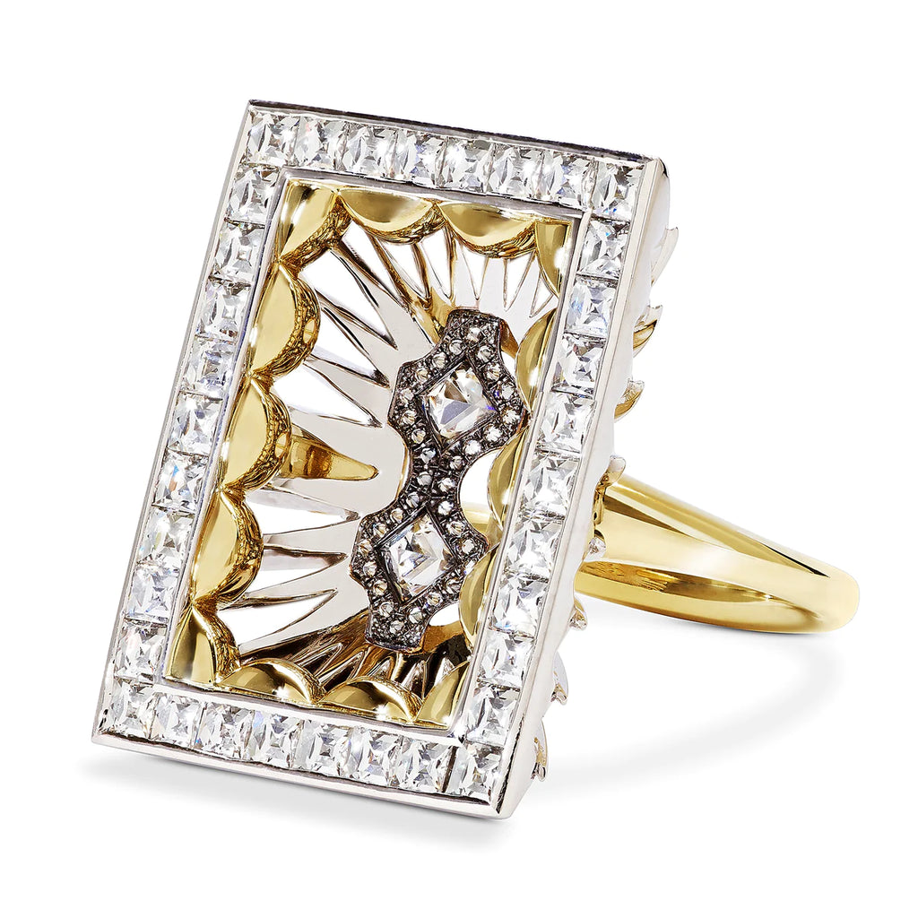 Solid Gold Cathedral Ring