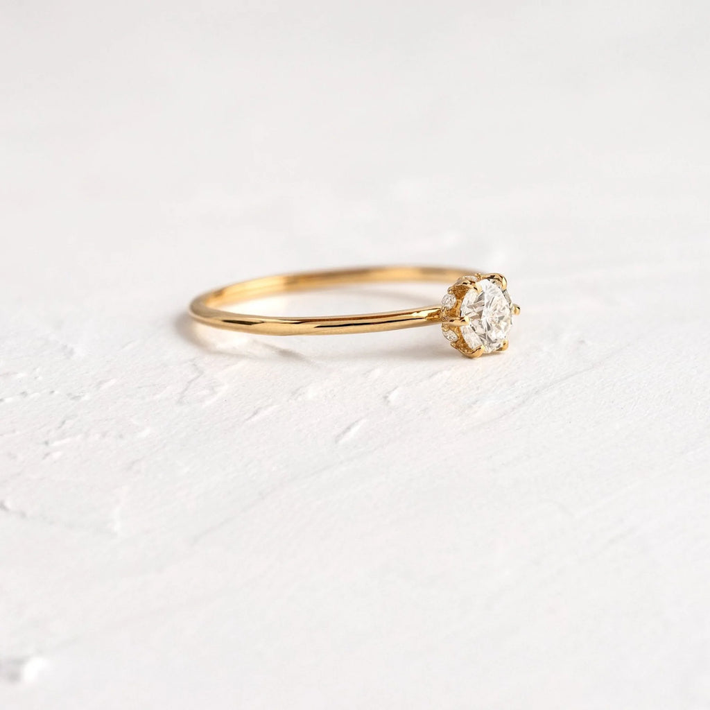 2ct Round Cut Moissanite Engagement Ring, photo 6