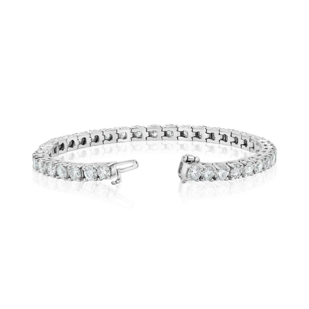 Solid Gold Diamond Tennis Bracelet (1DD9E5)