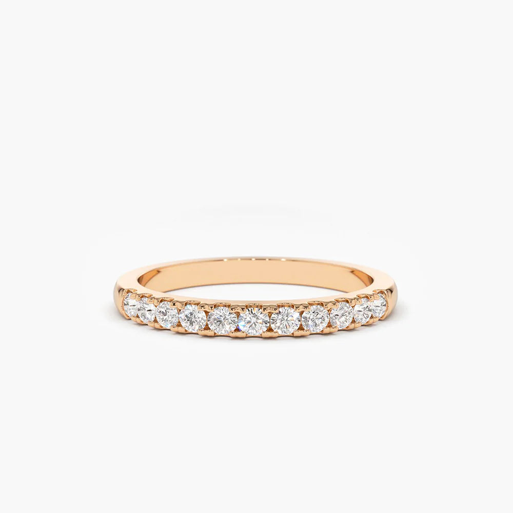 11 Stone Moissanite Wedding Band 3ct, photo 4