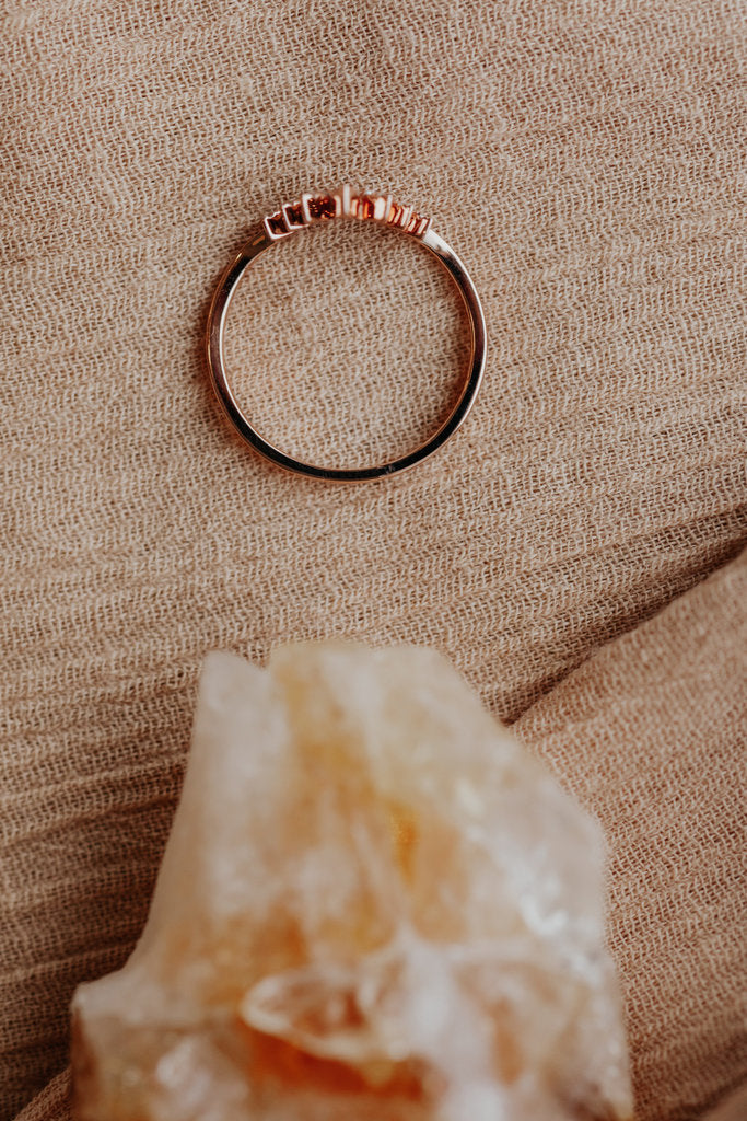 Solid Gold Marquise Diamond Ring (9FBE0F)