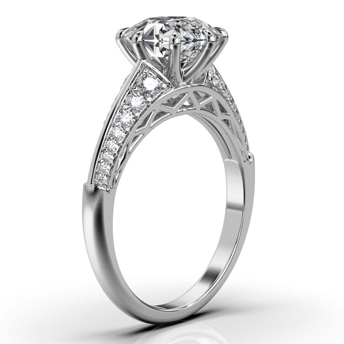 Solid Gold 2.3ct Solitaire Lab Grown Diamond Ring