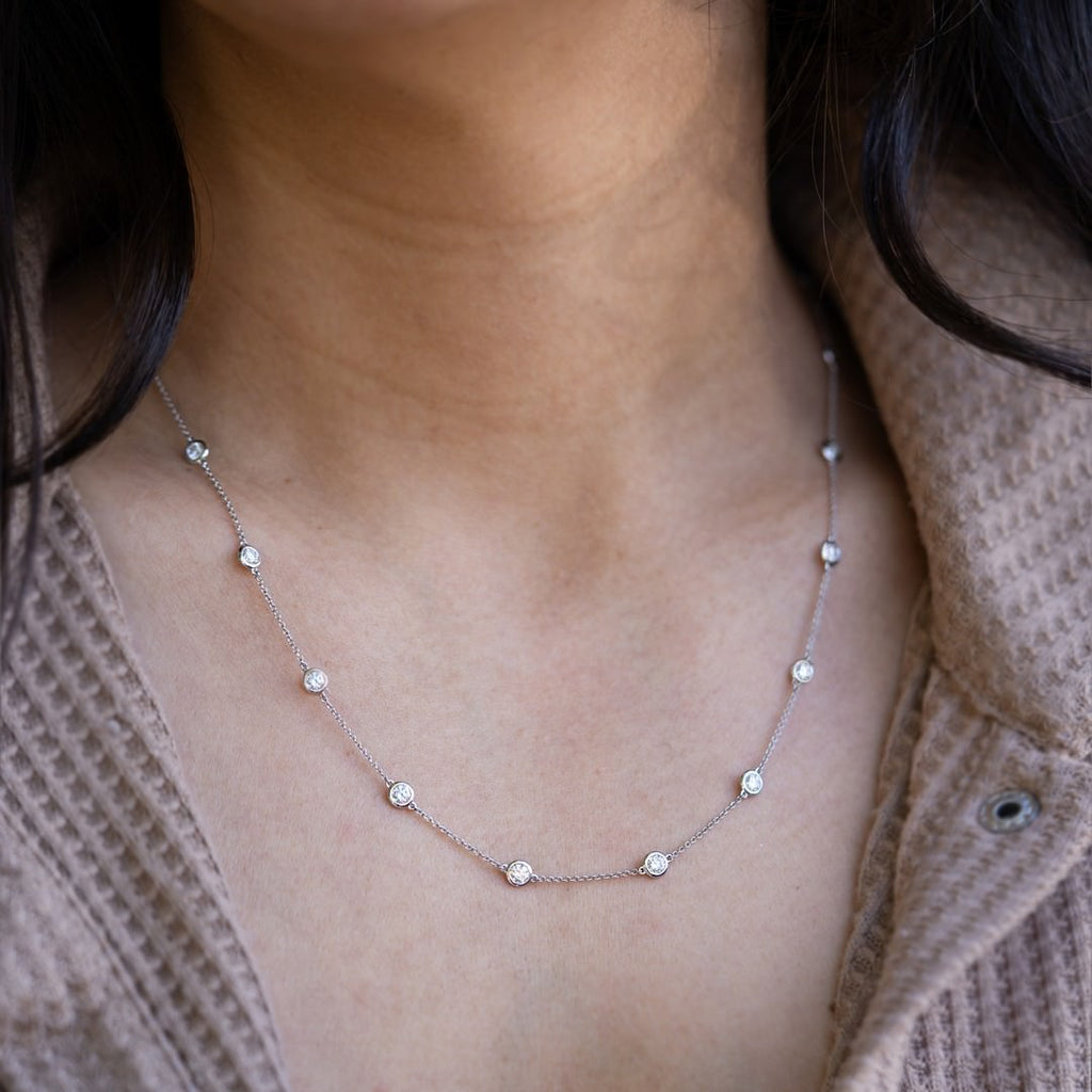 Solid Gold Yard Necklace
