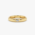 Solid Gold Single Marquise Diamond Ring (3E6100)