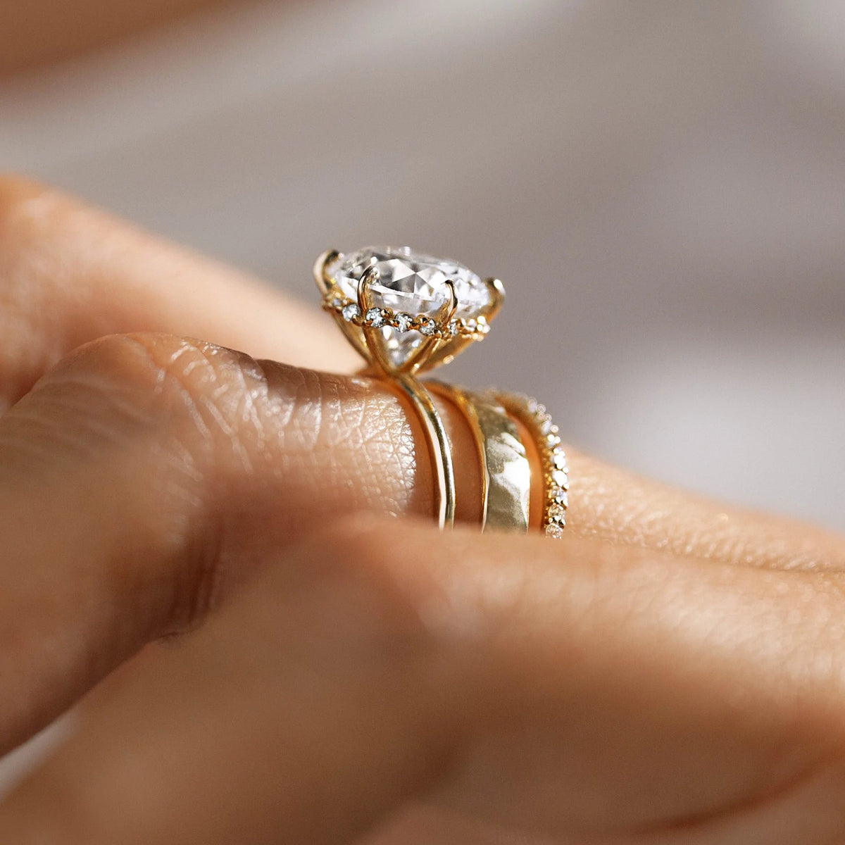 2ct Round Cut Moissanite Engagement Ring, photo 7