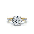 Solid Gold 2 CT Lab Grown Diamond Engagement Ring (C170D1)