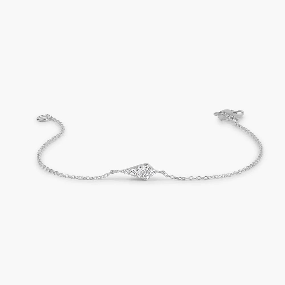 Solid Gold Lab-Grown Diamond Bracelet