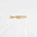 Solid Gold Entwined Band | Diamond Ring for Women