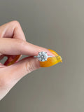 3 Carat Brilliant Round Moissanite Engagement Ring, photo 1