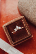 Solid Gold Marquise Diamond Ring (69C928)