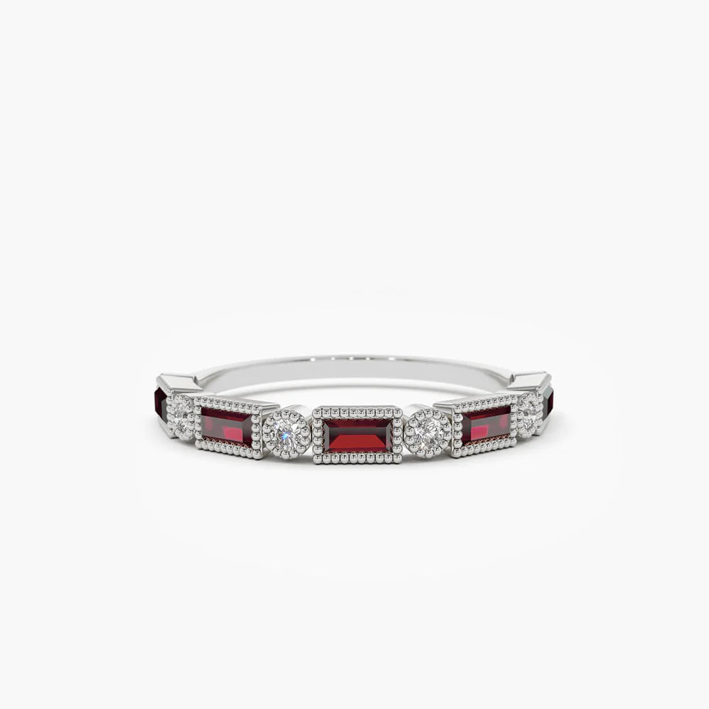 18K Solid Gold 0.12 CT Lab Grown Diamond Ring
