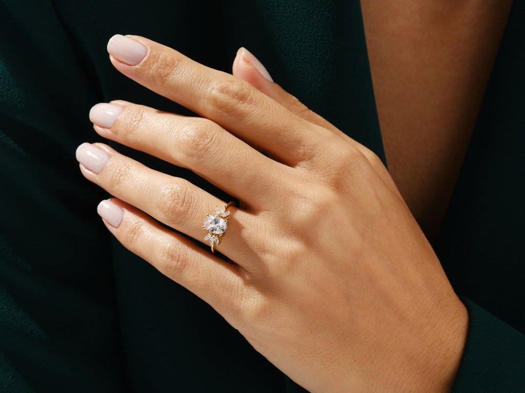 Solid Gold Solitaire Lab Grown Diamond 3ct Engagement Ring