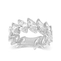 18K Solid Gold 6.83 CT Lab Grown Diamond Marquise Ring