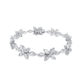 18K Solid Gold Lab-Grown Diamond Bracelet - Heiress Collection