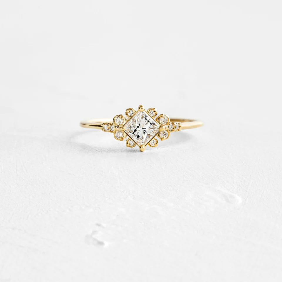 Solid Gold Stargaze Ring