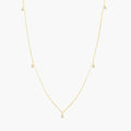 5 Moissanite Dangle Necklace, photo 1