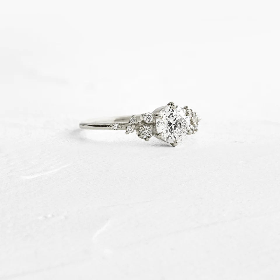 Solid Gold 1.25ct. Round Cut Lab-Grown Diamond Ring