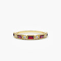14K Solid Gold 0.12 CT Lab Grown Diamond Ring
