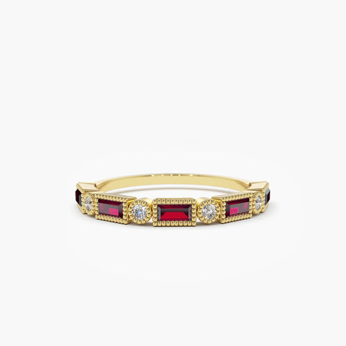 18K Solid Gold 0.12 CT Lab Grown Diamond Ring