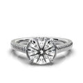Solid Gold 2Ct Solitaire Engagement Ring