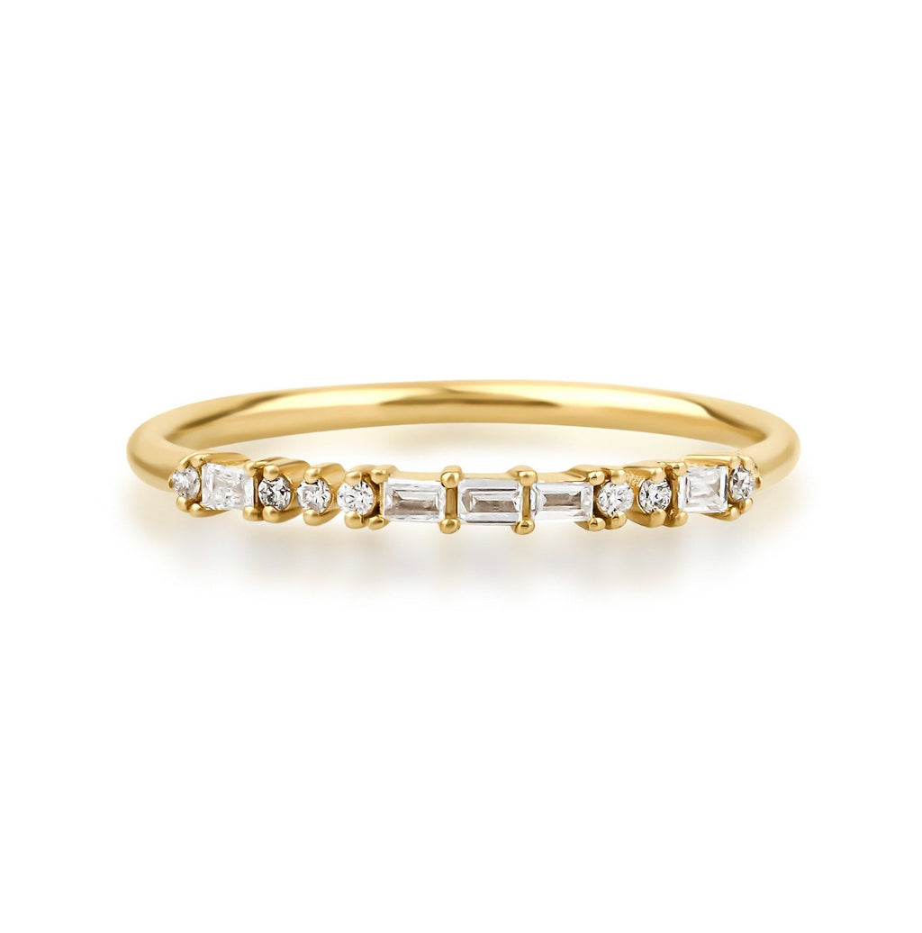 Solid Gold Morse Code Ring LOVE (ED9773)