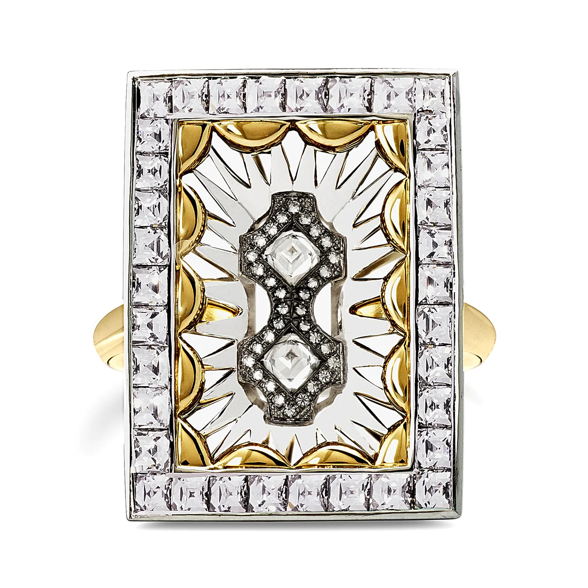 Solid Gold Cathedral Ring